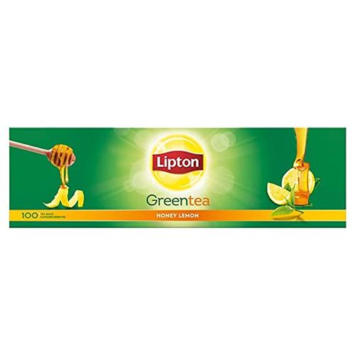 LIPTON GREEN TEA  HONEY LEMON 100T.Bags.